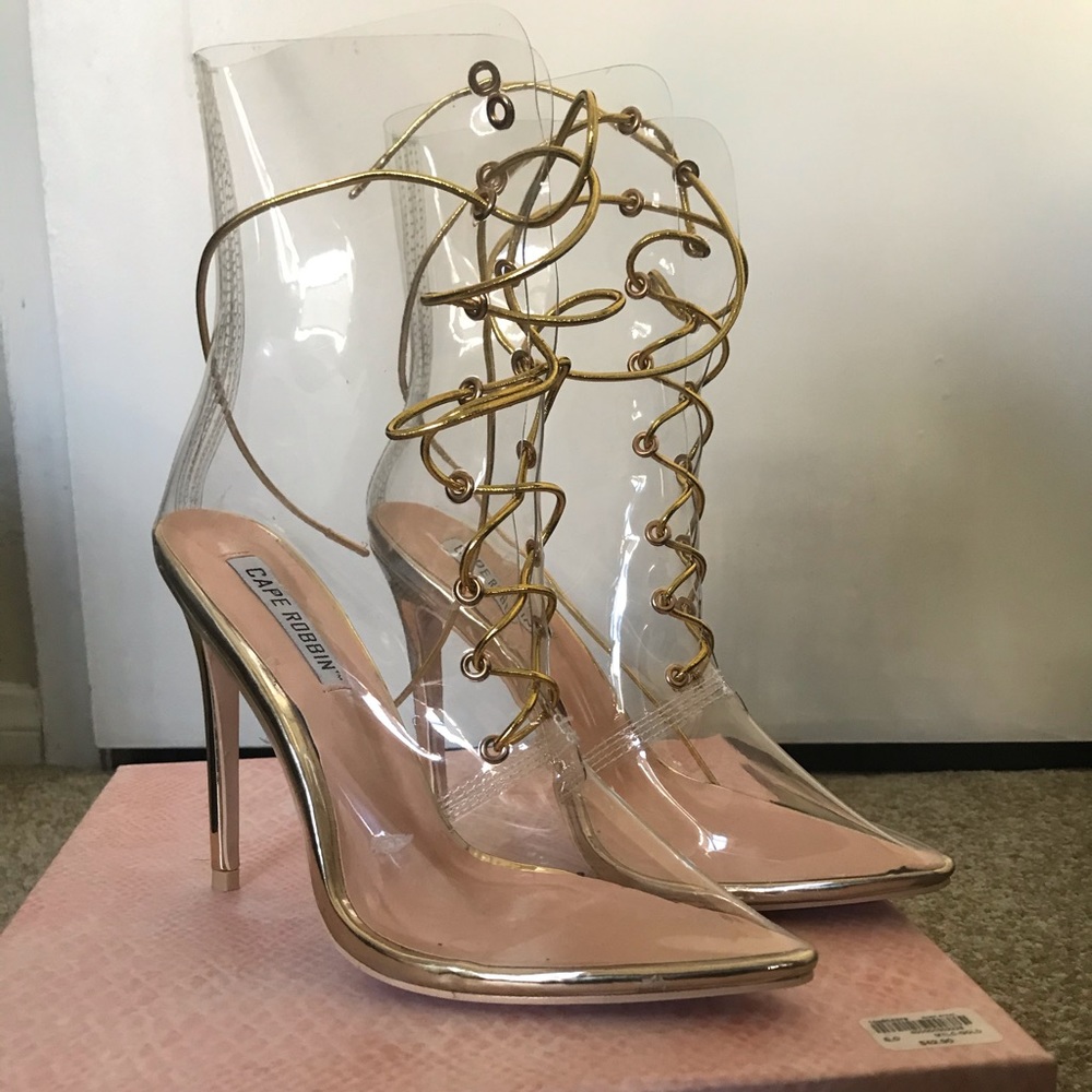 Fashion Nova Clear Boots
